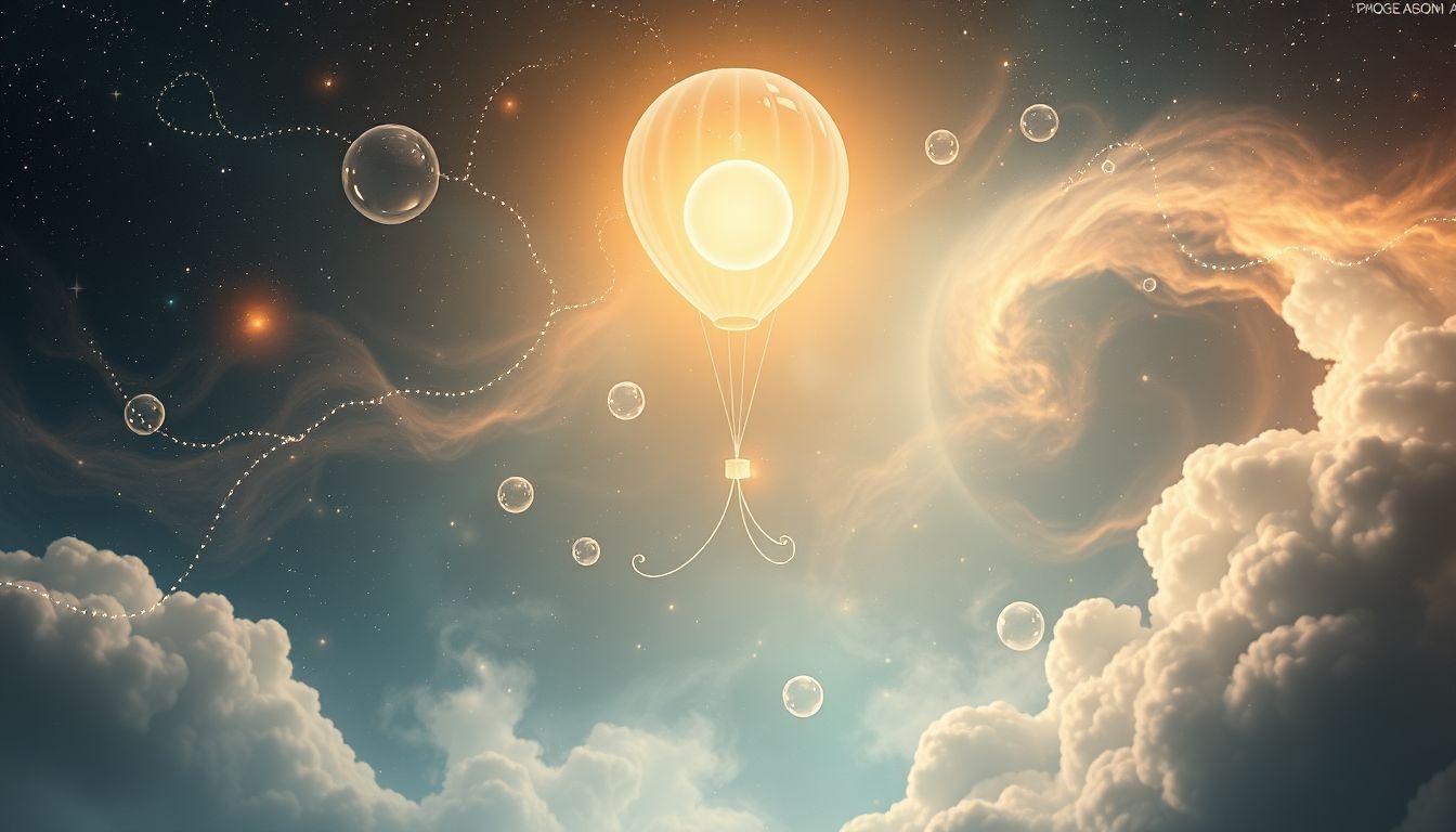 Rêver d’un ballon s’envolant symbolise souvent un lâcher-prise nécessaire.