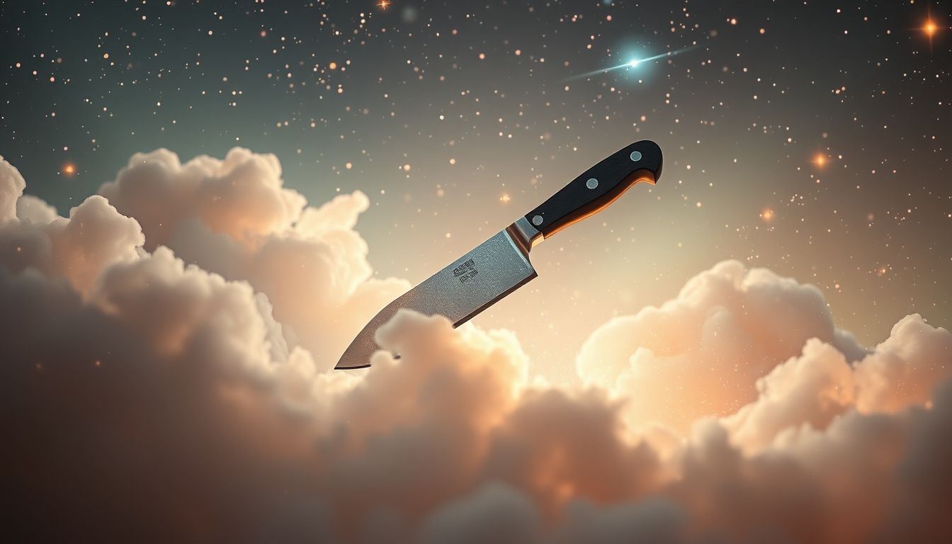 Rêver d’un couteau à mastic flottant symbolise des choix flous.