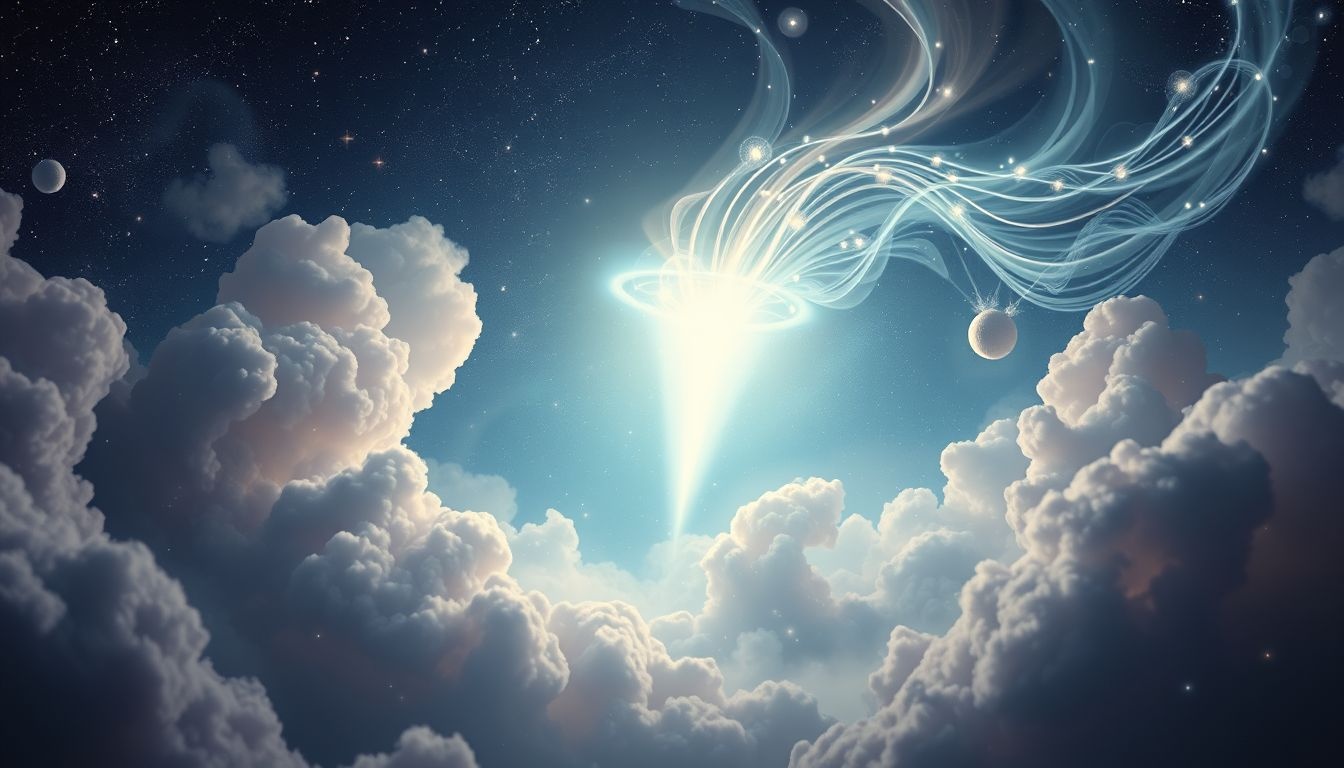 Rêver d’un entonnoir lumineux symbolise clarté et inspiration intérieure.