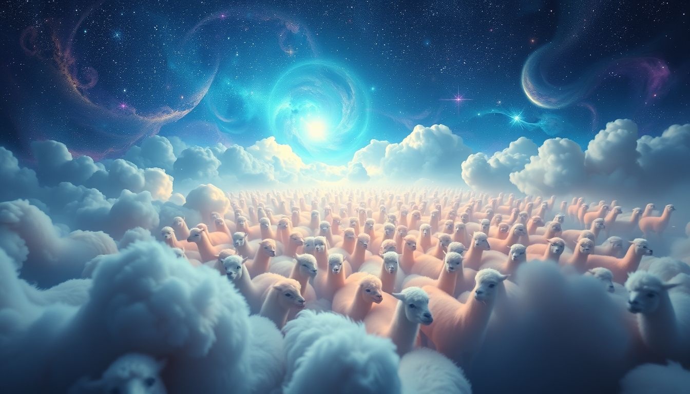 Rêver d’alpagas nombreux symbolise richesse et solidarité sociale.