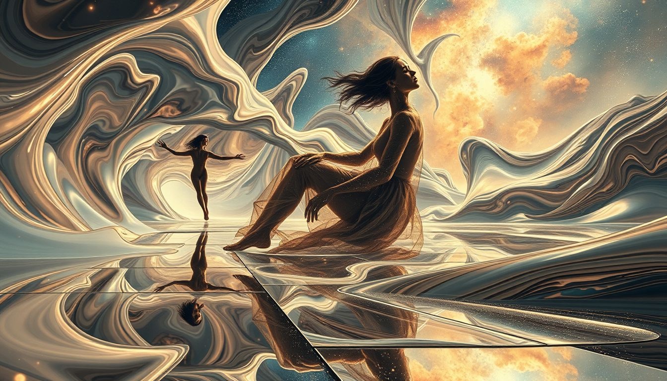 Rêver d’un miroir déformant révèle une vision biaisée de soi.