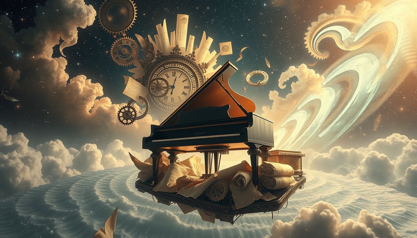 Rêver d'un piano antique symbolise souvent un talent artistique latent.