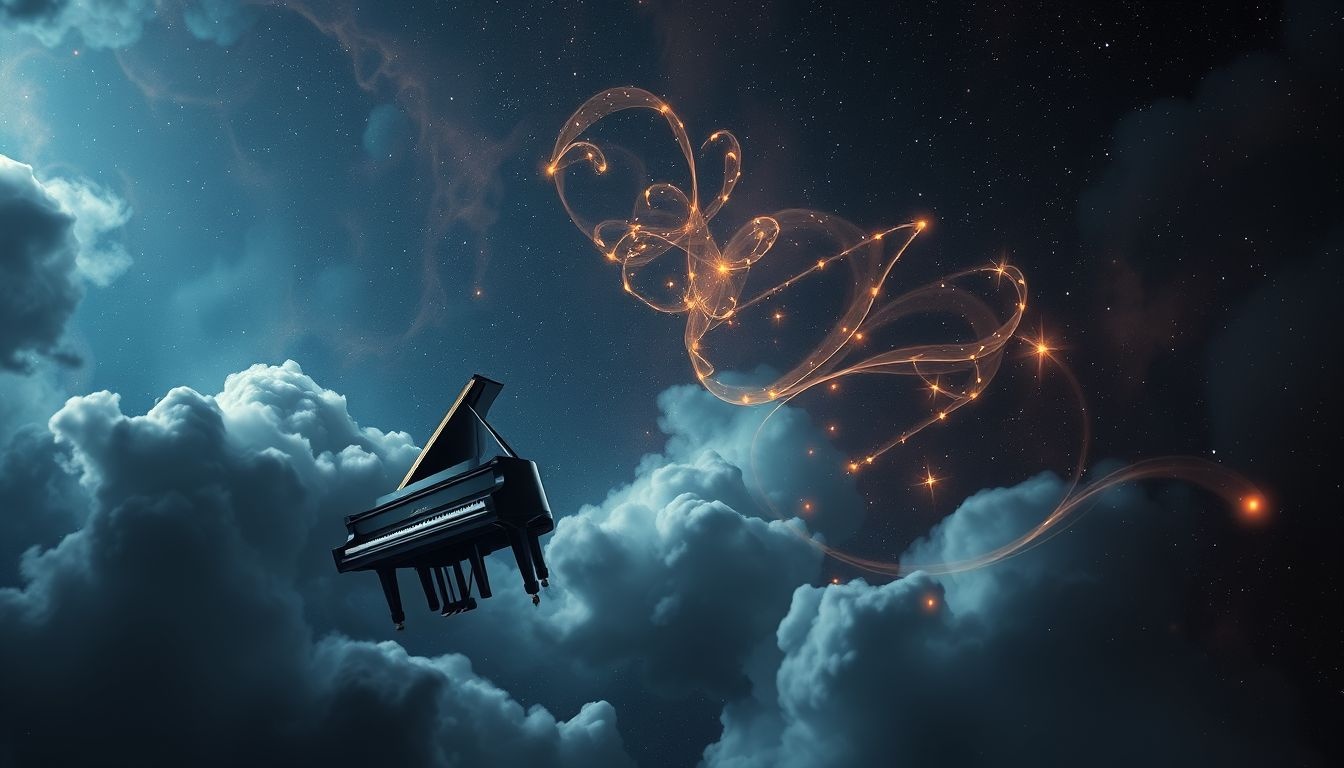 Rêver d’un piano tombant symbolise un choc émotionnel soudain.