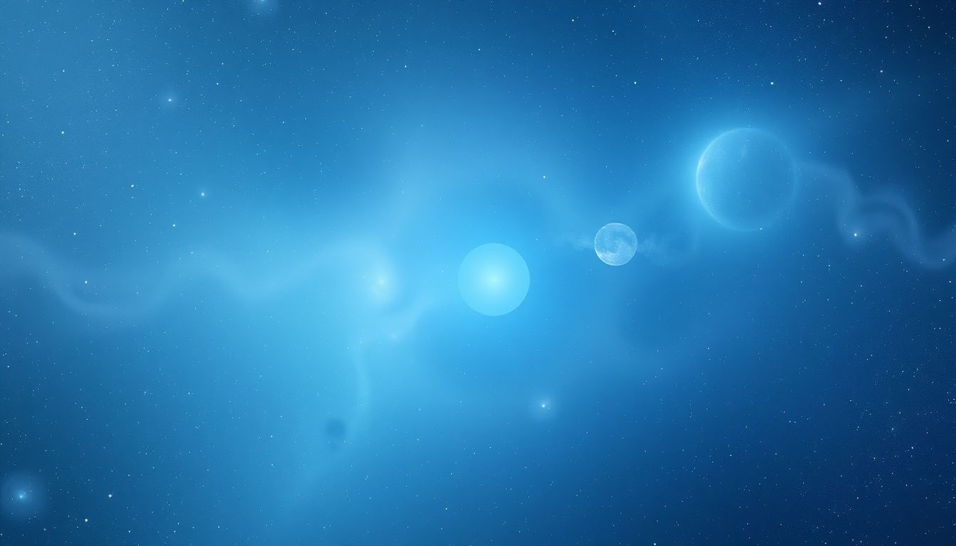 Rêver d’un point bleu symbolise paix intérieure et élévation spirituelle.