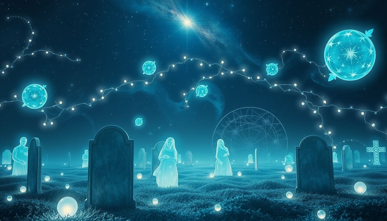 Rêver d'un sépulcre familial symbolise l'héritage et l'unité familiale.