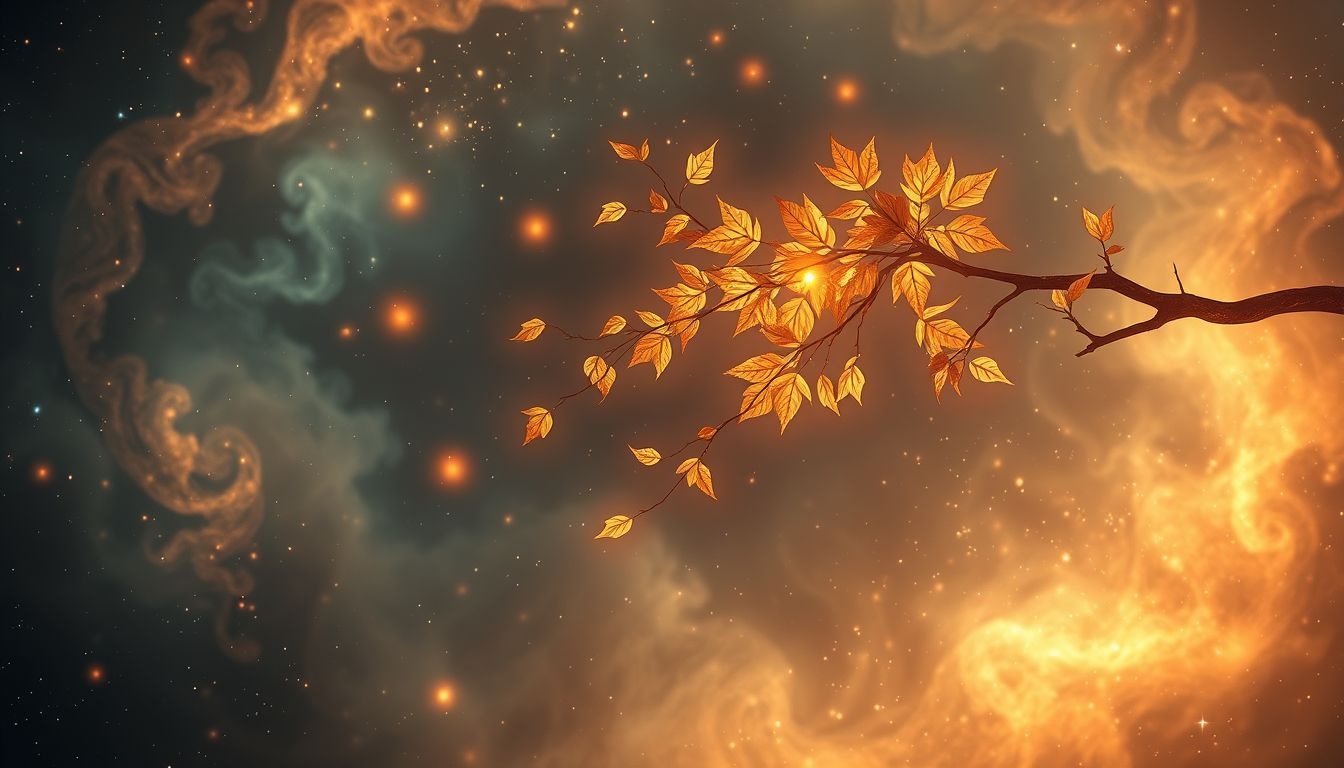 Rêver de feuilles mortes symbolise la fin et la transformation intérieure.
