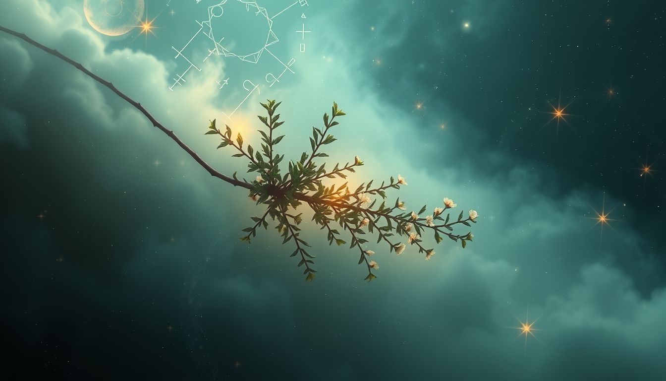 Rêver d’une branche de myrte révèle des secrets inconscients cachés.