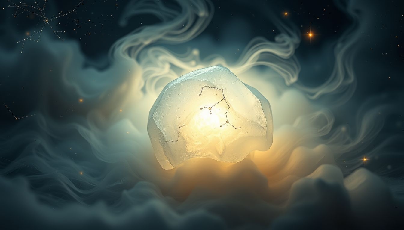La pierre à feu symbolise l'éveil de l'instinct vital.