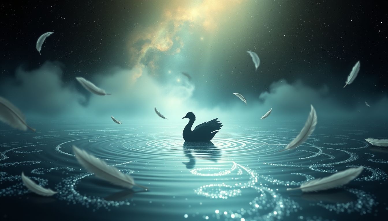 Rêver d'une poule d'eau symbolise souvent l'intuition et la transformation.