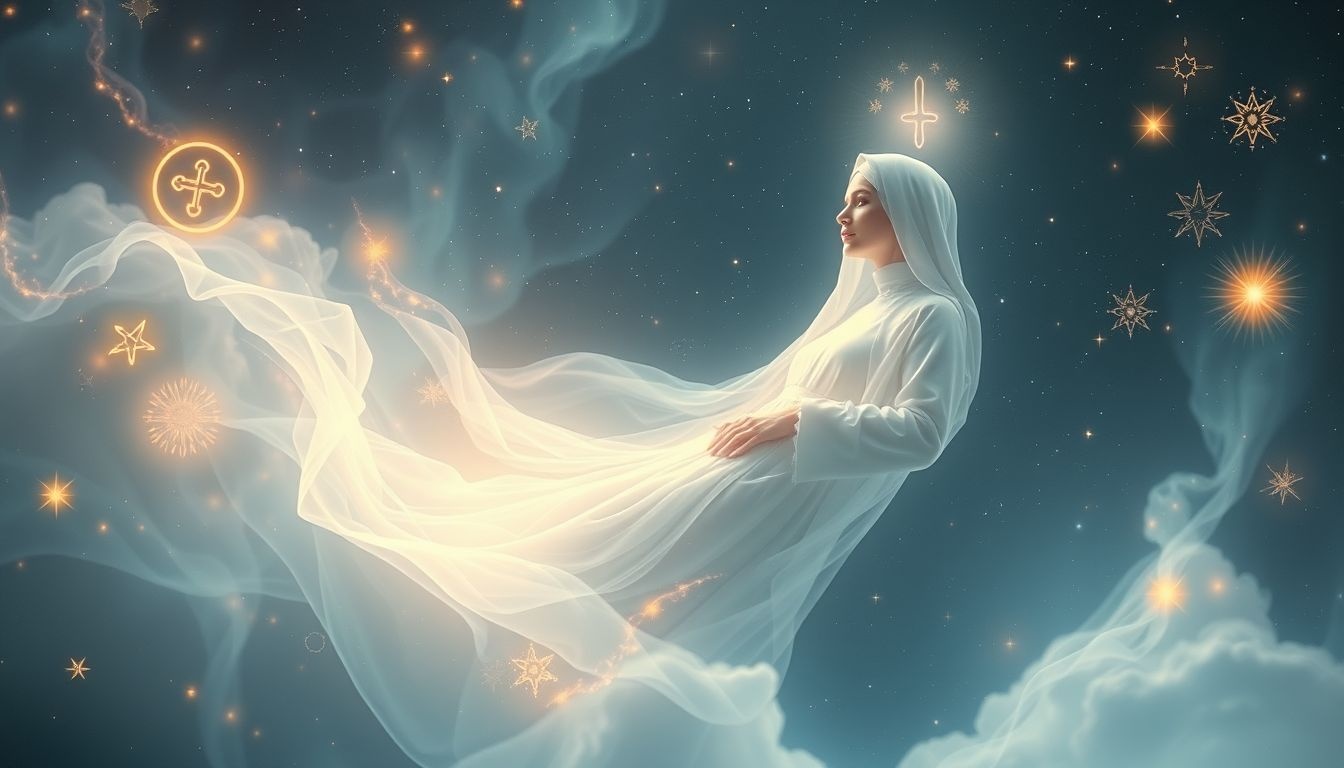 Rêver d'une prieure fantomatique symbolise la culpabilité cachée.