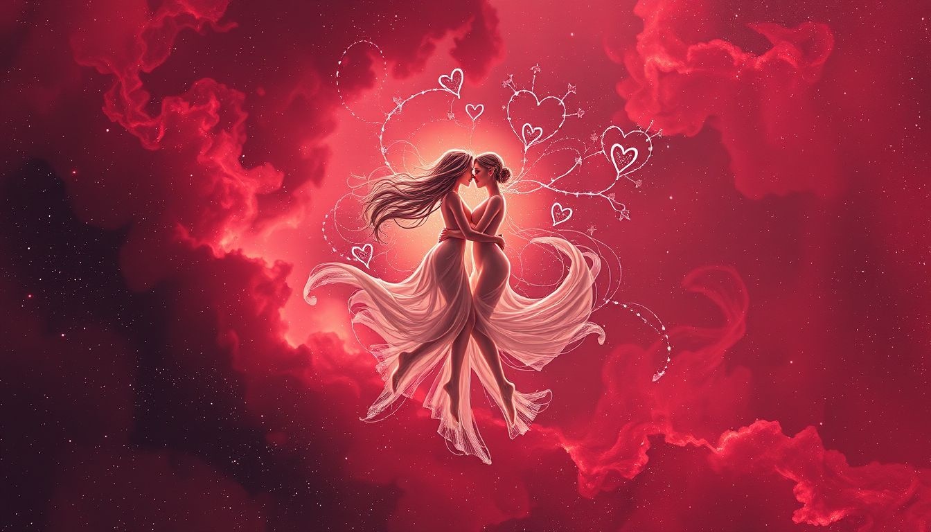 Rêver d’amour sur Mars symbolise passion née d’aventures inattendues.
