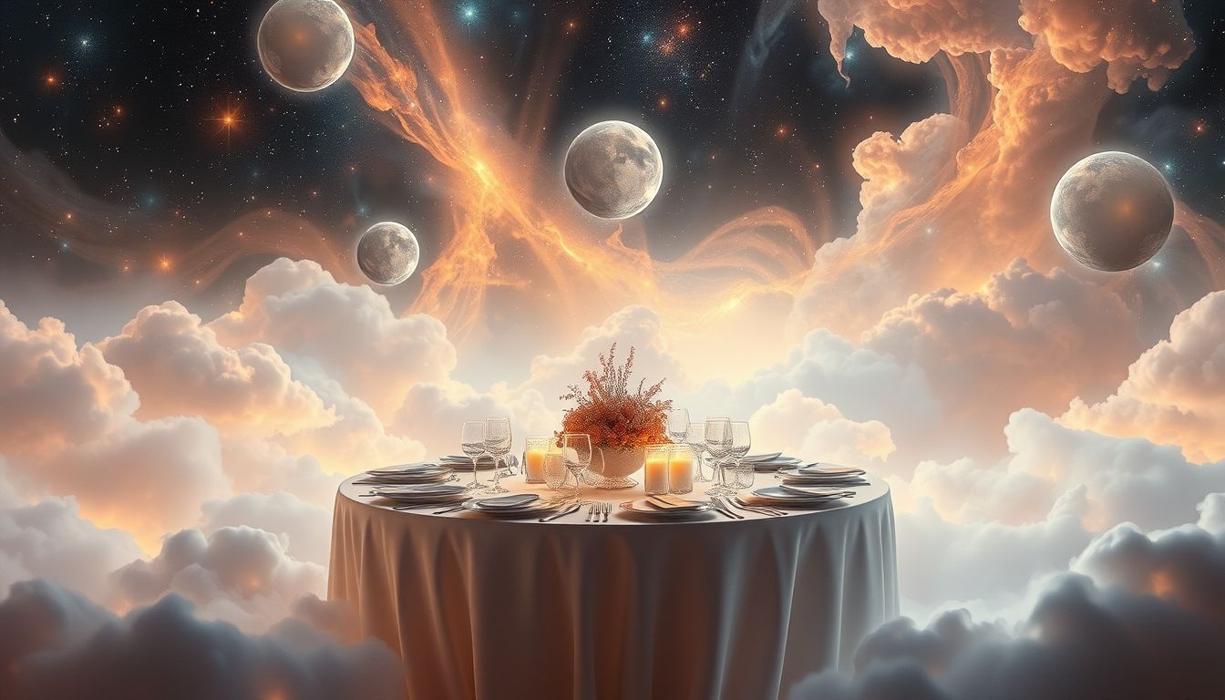 Rêver d'une salle à manger lumineuse symbolise espoir et renouveau.