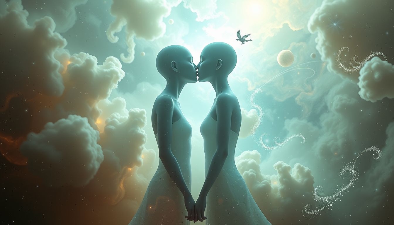 Rêver d’un baiser inconnu symbolise désir de nouveauté et mystère.