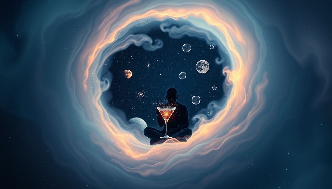 Rêver d’un cocktail seul révèle un désir profond d’indépendance.