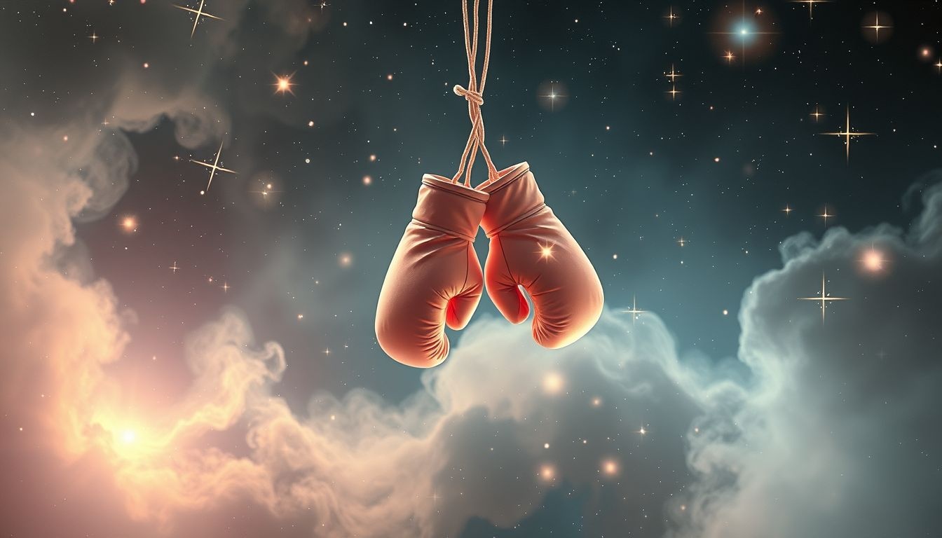 Rêver de boxe symbolise souvent un combat intérieur ou un défi.