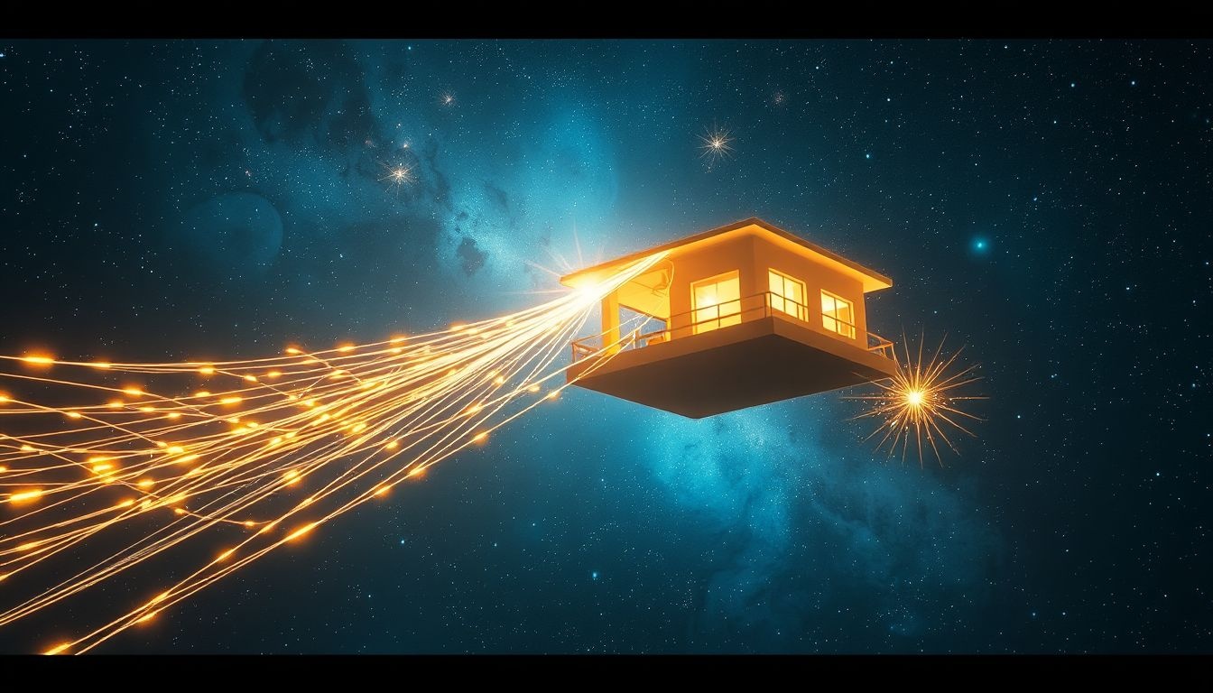 Rêver de câbles allume une maison symbolise une créativité audacieuse.