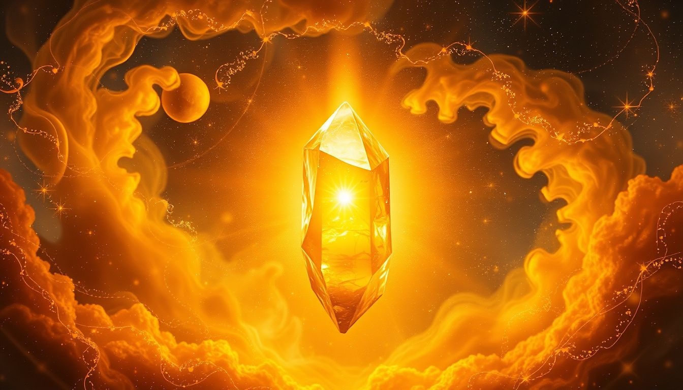 Rêver de citrine symbolise richesse, bonheur et assurance intérieure.