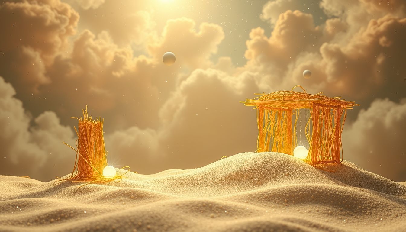 Construire en paille symbolise des projets solides mais fragiles.