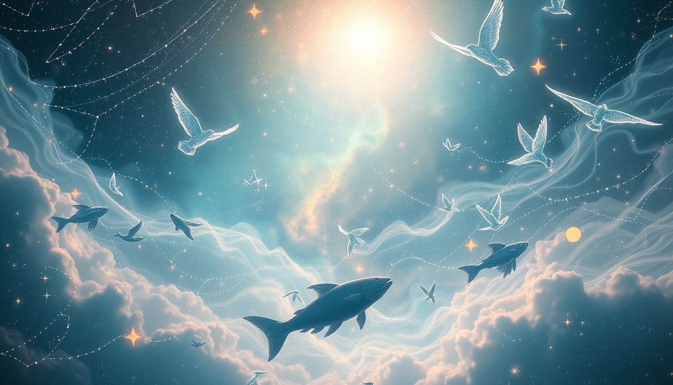 Rêver de courants migratoires reflète l'instinct de survie animal.