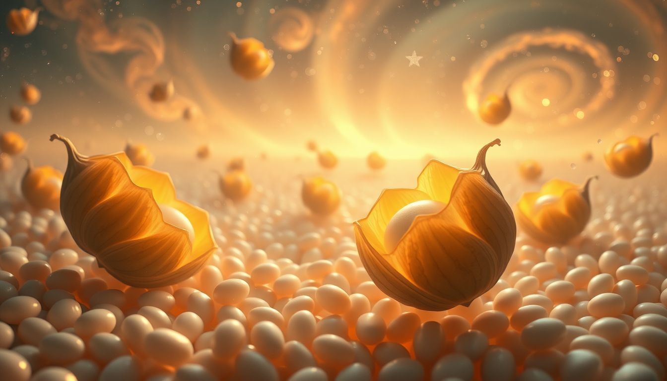 Rêver de fèves cuites symbolise souvent la transformation et l'adaptabilité.