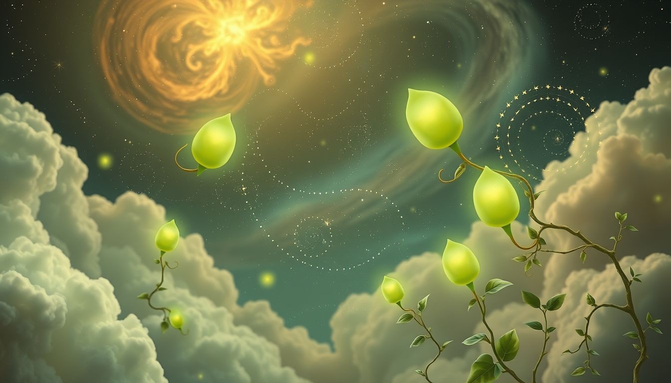 Rêver de fèves vertes symbolise croissance, potentiel et fertilité future.