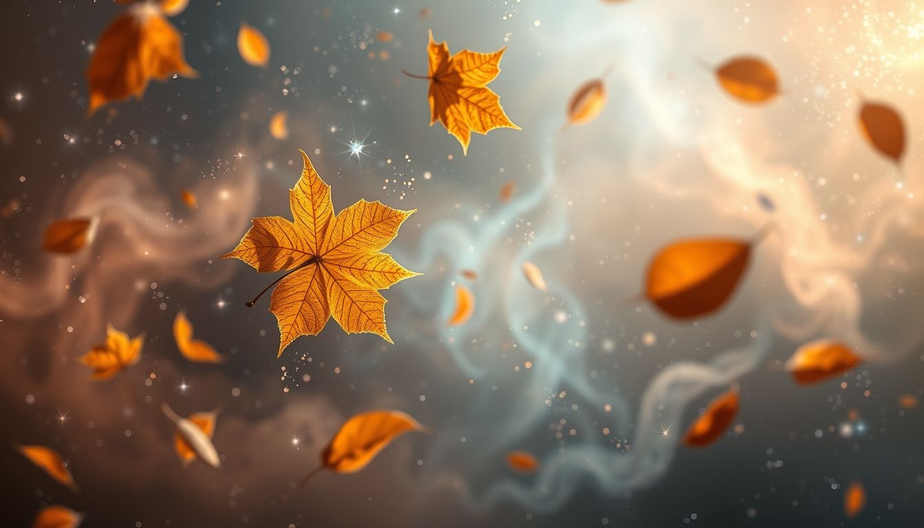 Rêver de feuilles mortes en novembre symbolise souvent la fin.