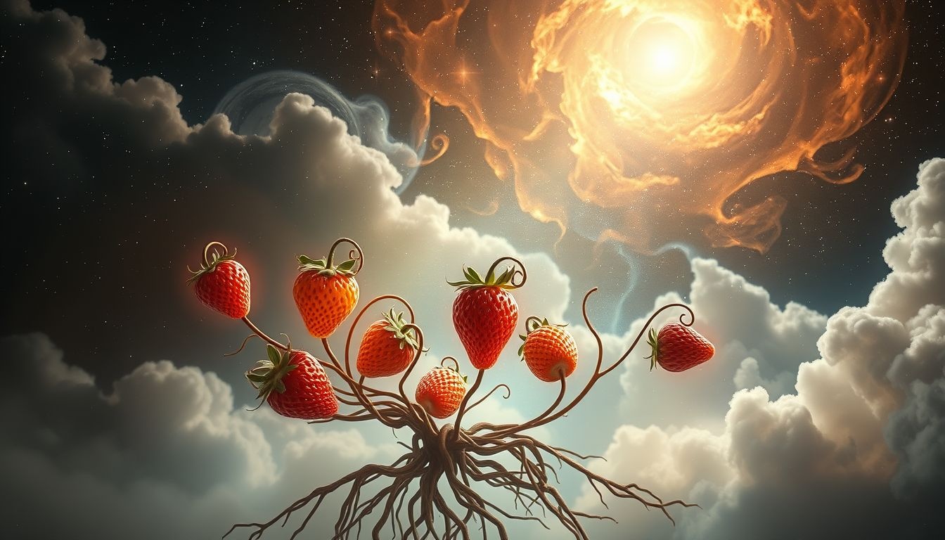 Rêver de fraises sauvages évoque l'ancrage et la stabilité intérieure.
