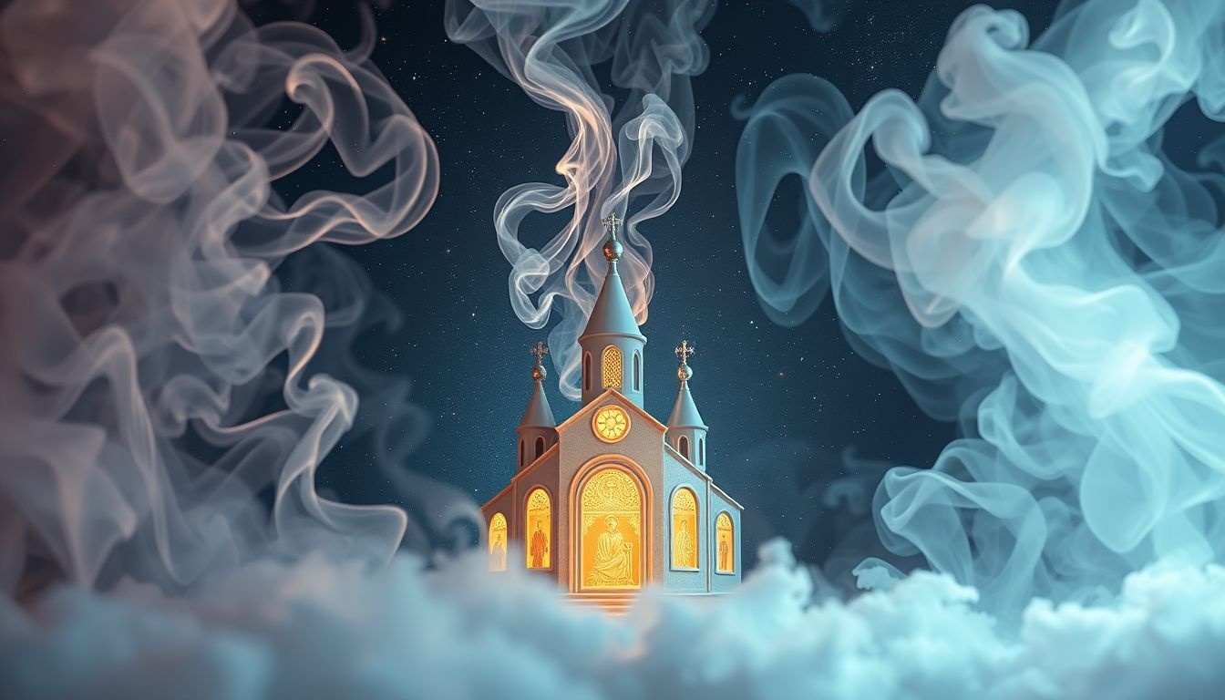 Rêver d'encens orthodoxe symbolise purification et connexion divine profonde.