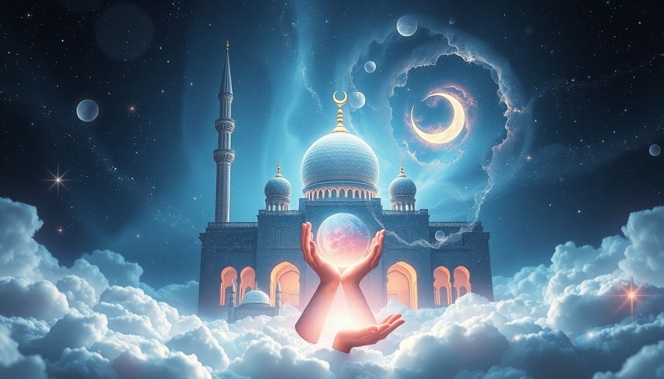 Rêver de manger dans une mosquée symbolise la quête spirituelle.