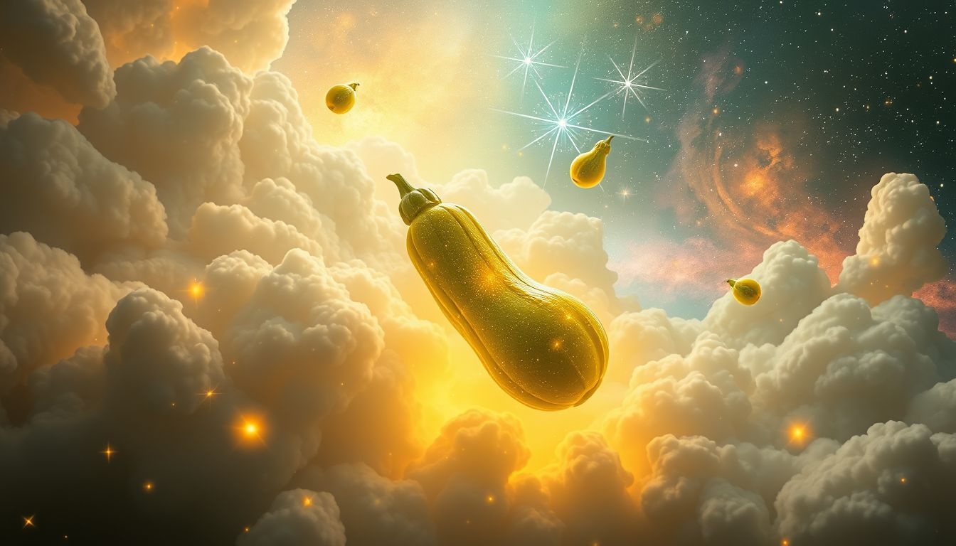 Rêver de récolter des courgettes symbolise succès et abondance future.