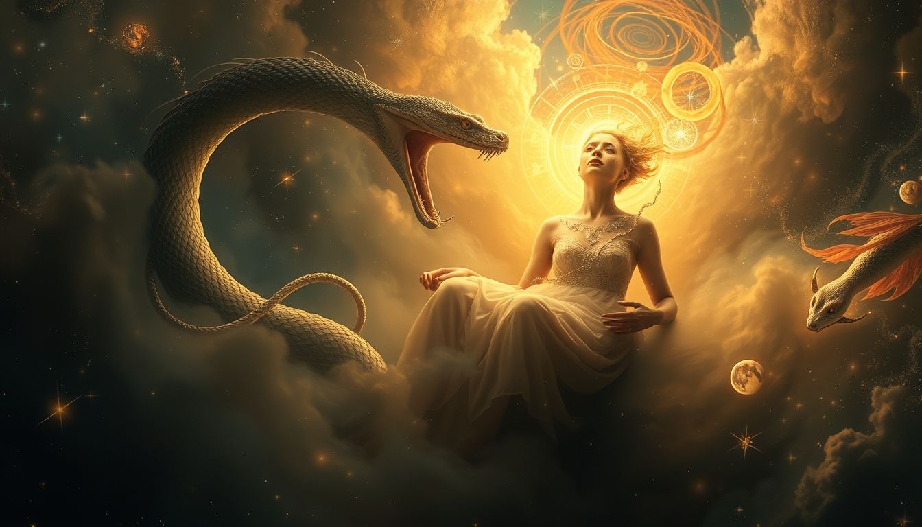 Rêver d’une piqûre de serpent symbolise transformation et danger intérieur.