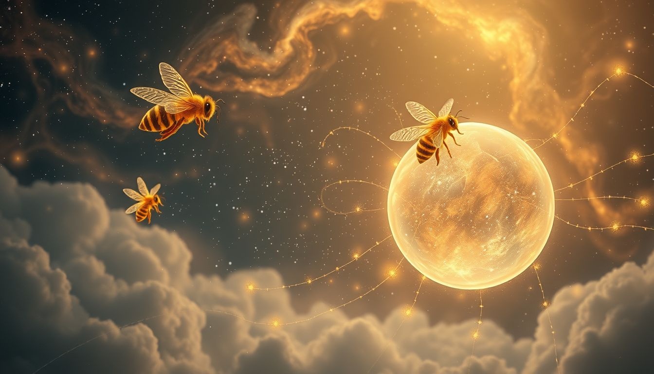 Rêver d'abeille symbolise douleur, persévérance et succès mérité.