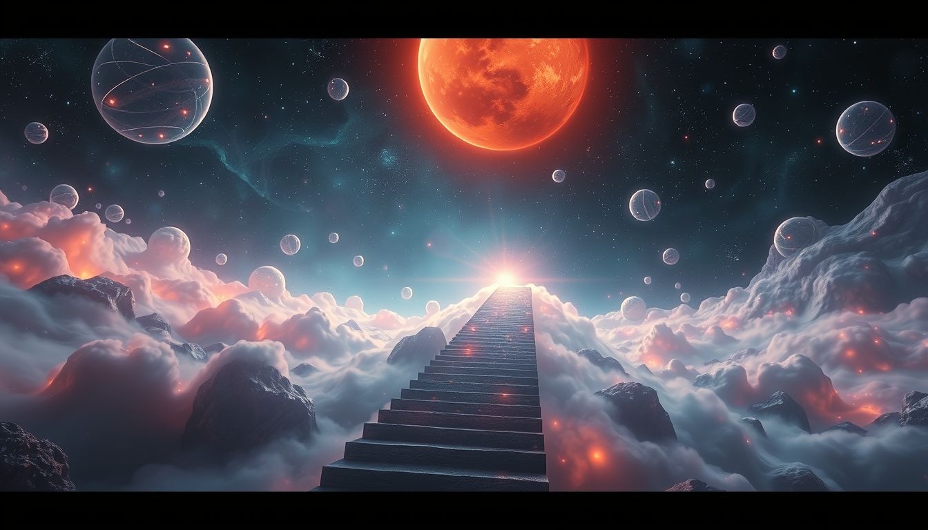 Rêver de Mars symbolise souvent un désir intense d'évasion.