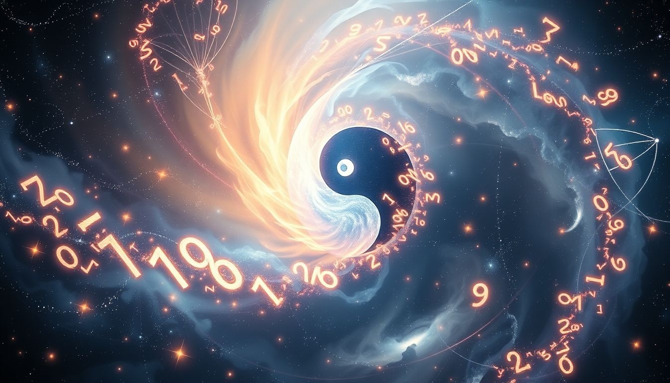 Le yin et yang en numérologie symbolisent l’harmonie des contraires.