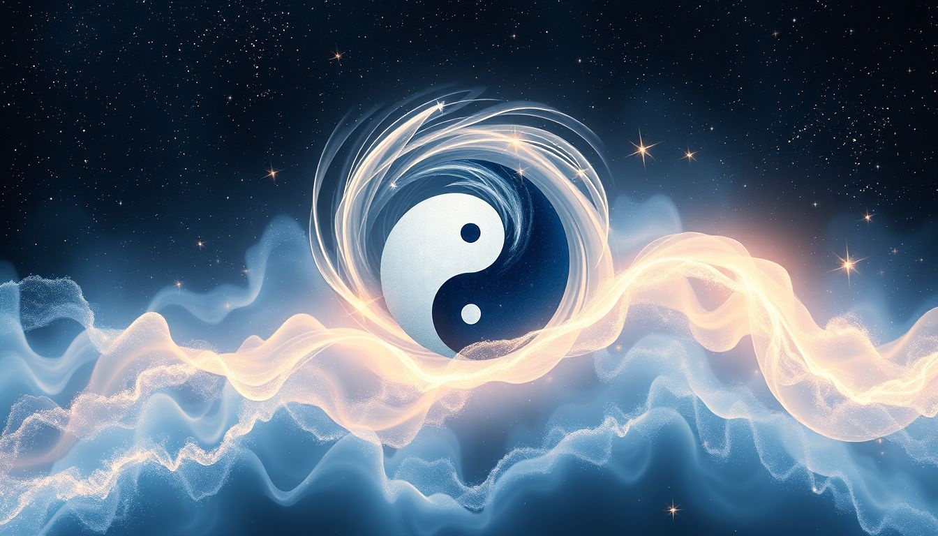 Rêver du yin et yang symbolise l'harmonie corps-esprit essentielle.