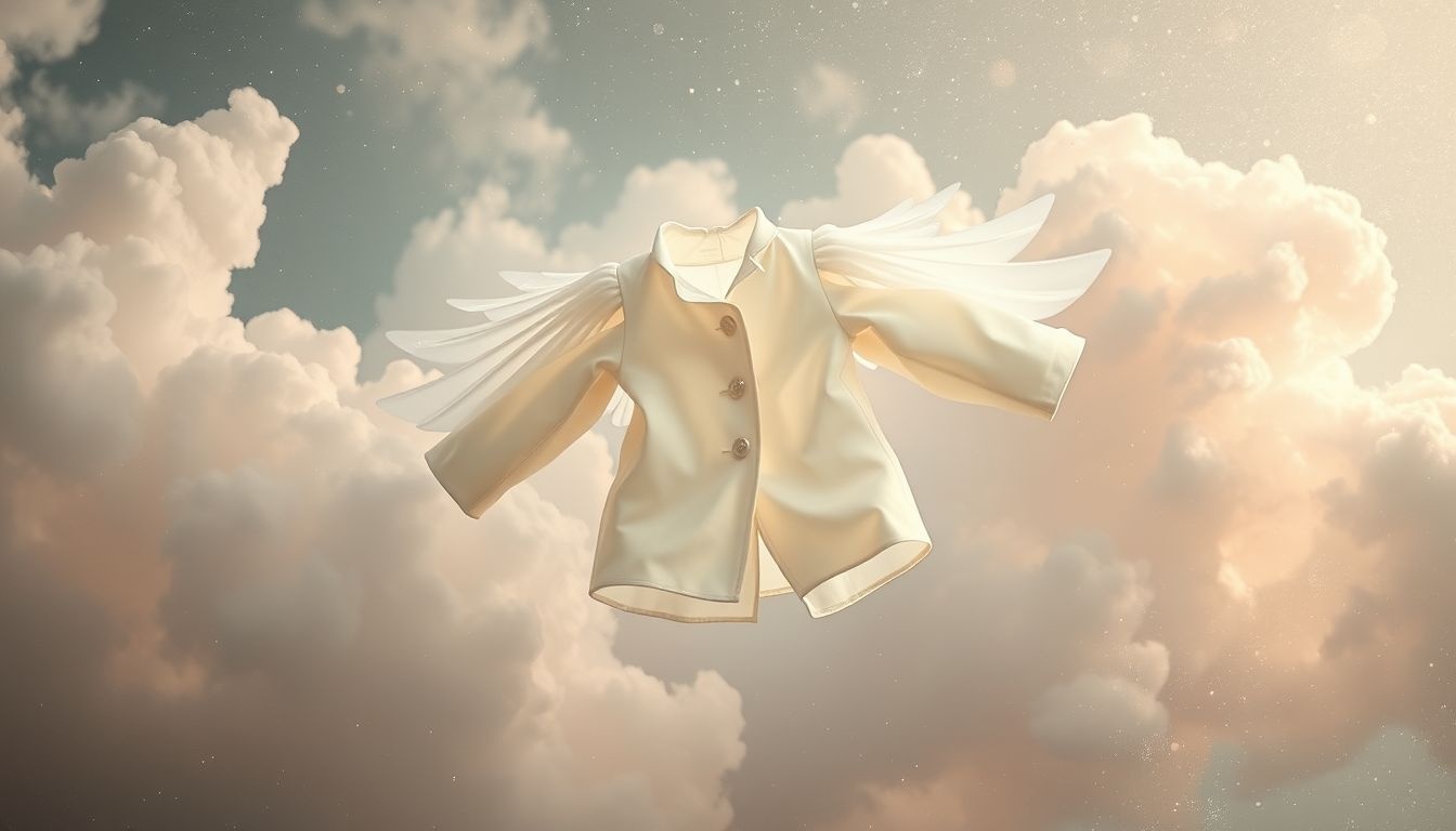 La redingote blanche symbolise souvent un renouveau spirituel profond.