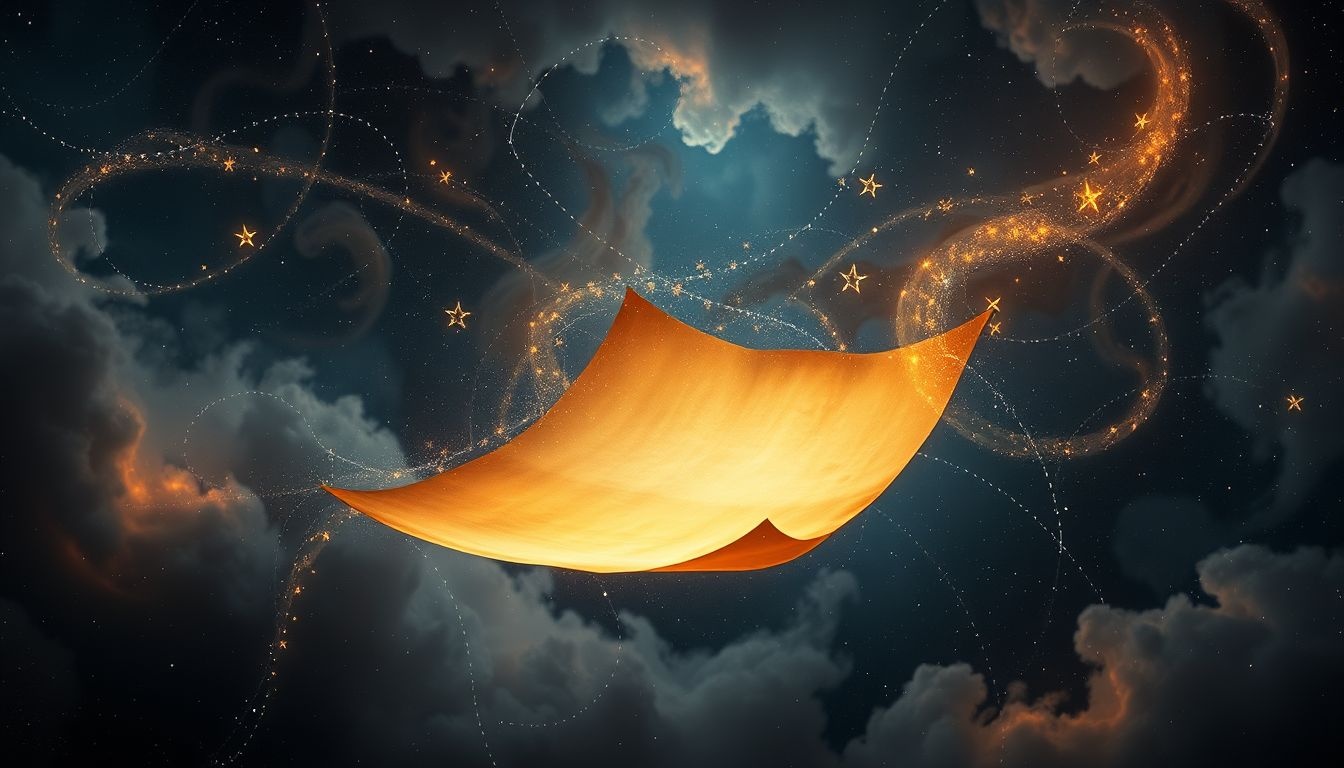 Les rouleaux enroulés symbolisent des secrets profondément enfouis dans l'inconscient.