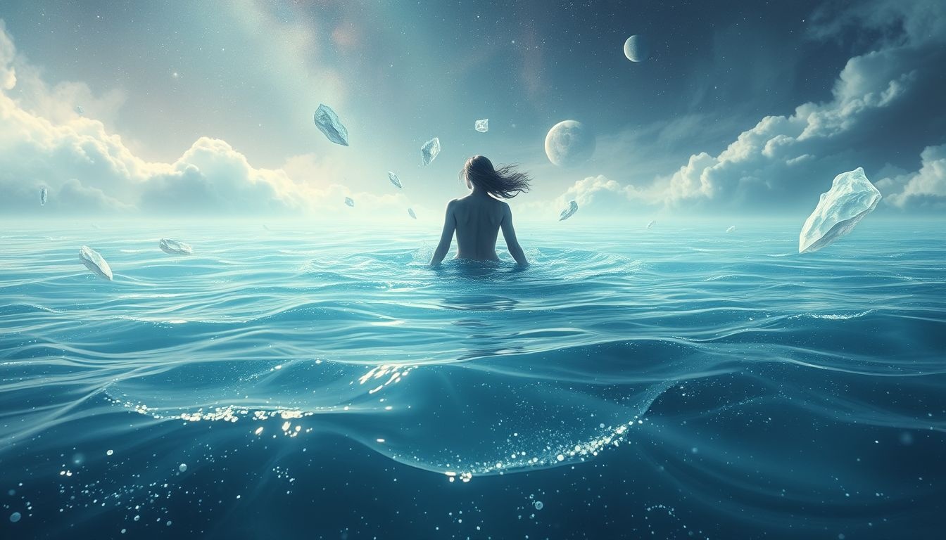 Se noyer dans un lagon symbolise des angoisses émotionnelles profondes.