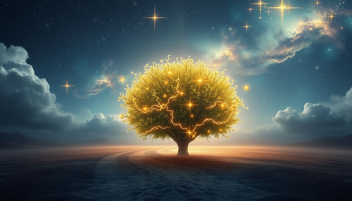 Un buisson bloquant symbolise des obstacles à surmonter dans la vie.
