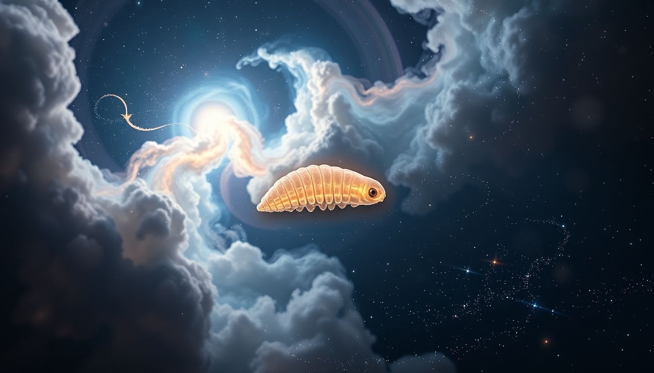 Voir une larve unique symbolise souvent un nouveau départ prometteur.