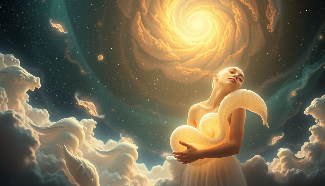 Manger des larves symbolise l'acceptation de ses défauts cachés.