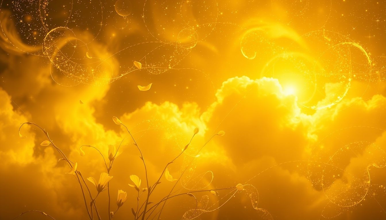 Les capucines jaunes symbolisent la joie et la créativité vibrante.