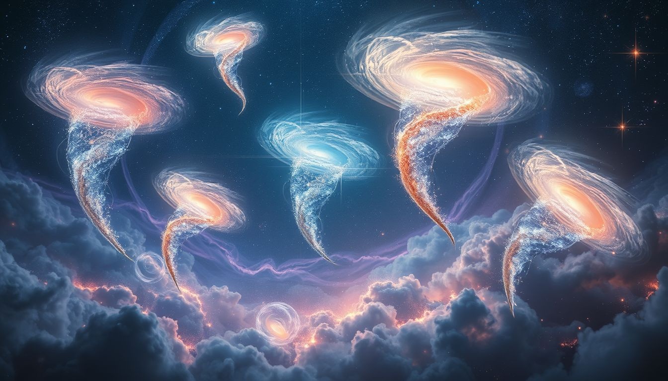 Rêver d’une tornade symbolise souvent un bouleversement émotionnel intense.