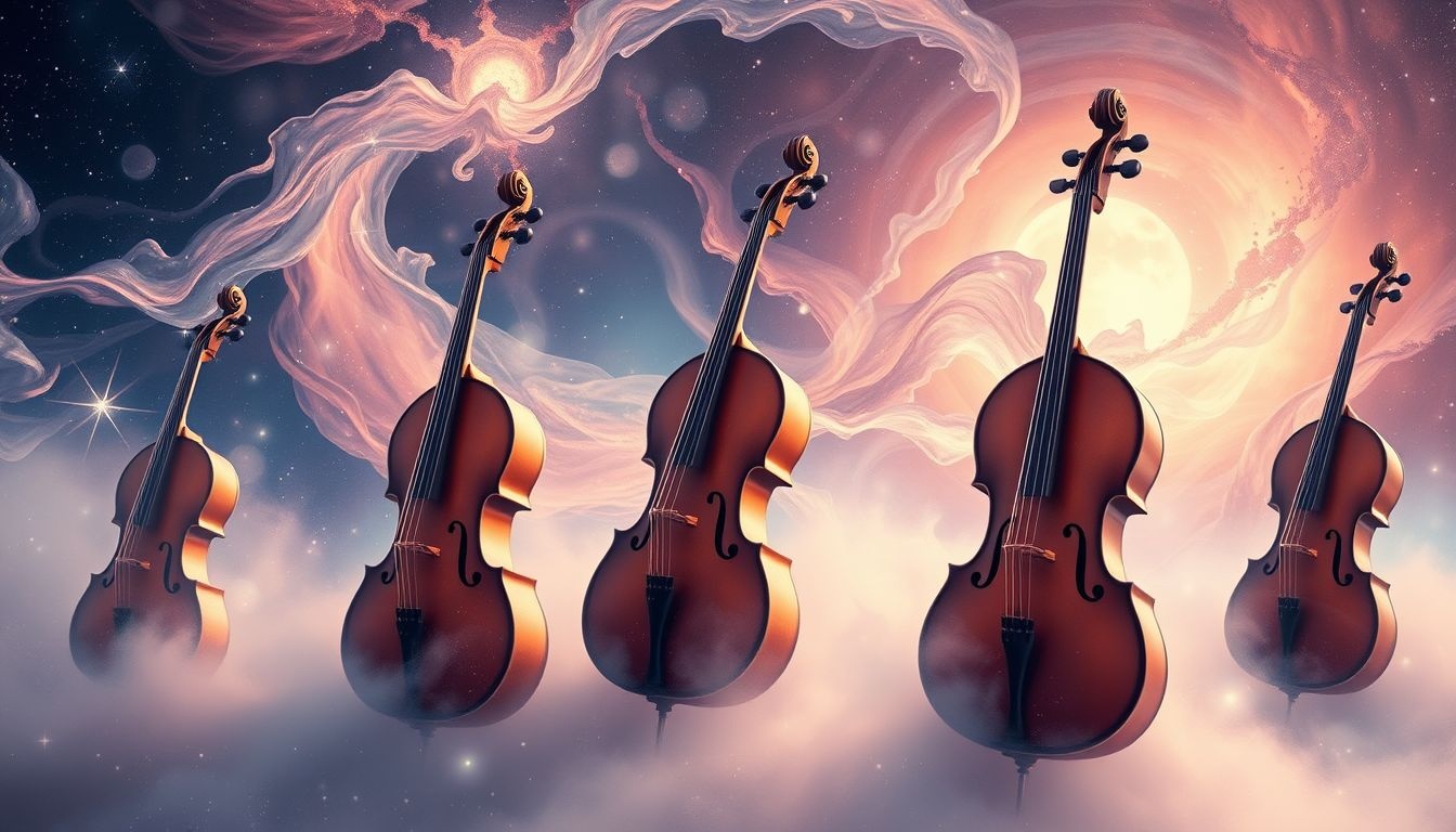 Rêver de violoncelle symbolise souvent l'harmonie intérieure et l'émotion profonde.