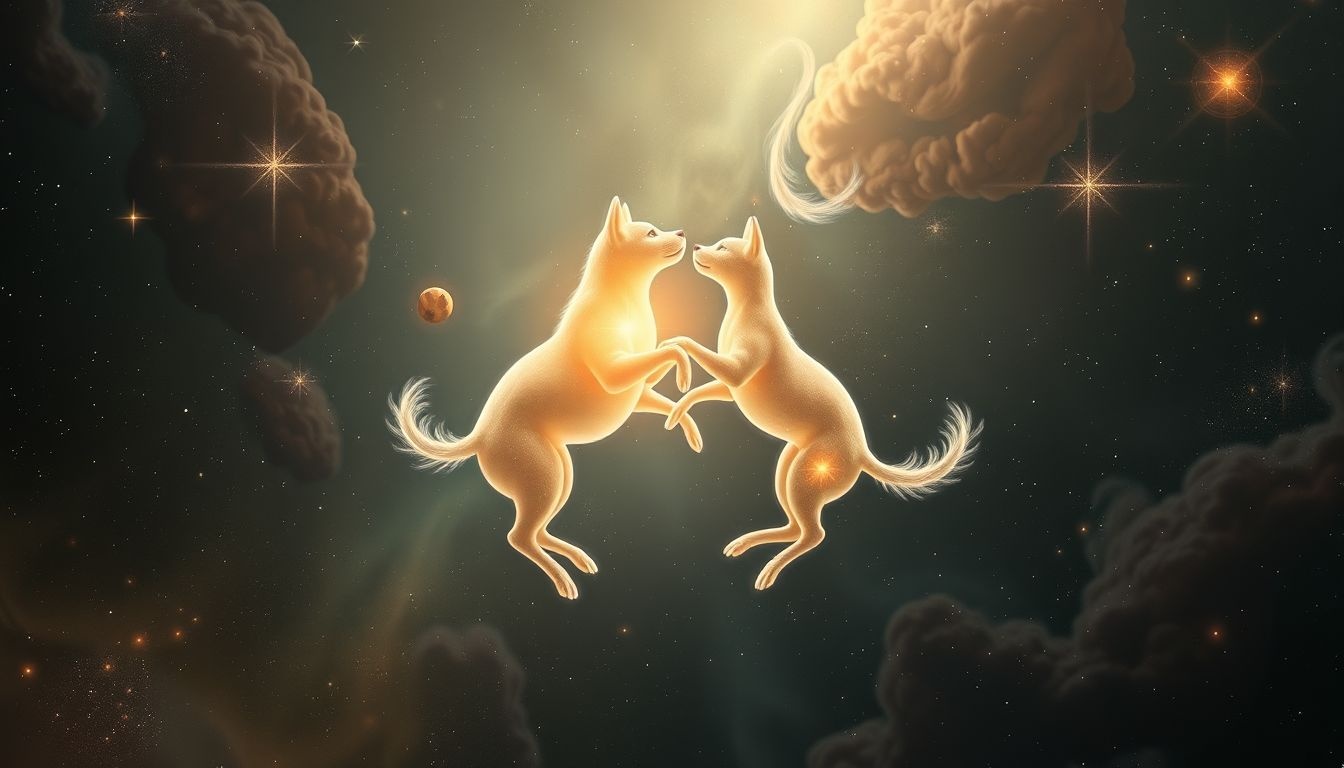 Les croquettes chien et chat symbolisent besoins et instincts distincts.