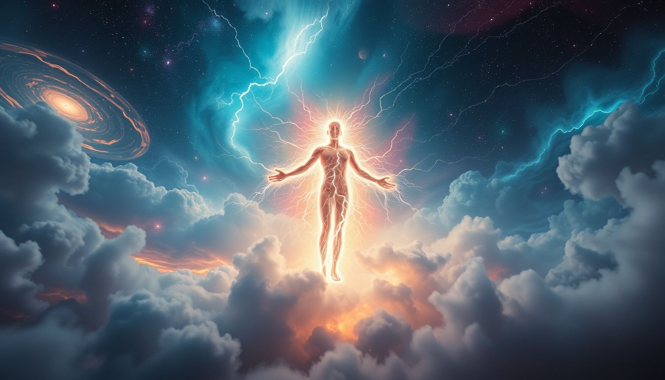 Être du tonnerre symbolise force, vitalité et énergie positive.