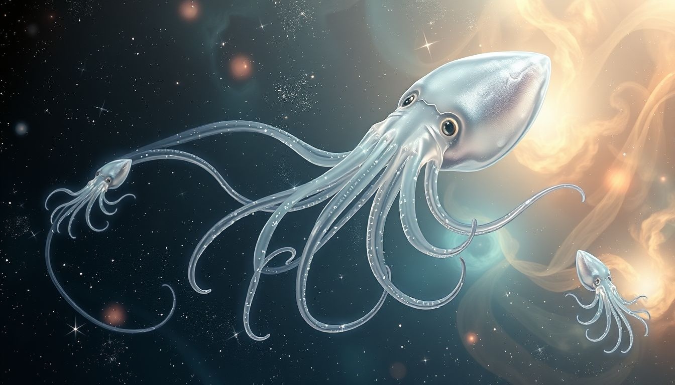 Rêver de calmars symbolise souvent mystères et émotions profondes.