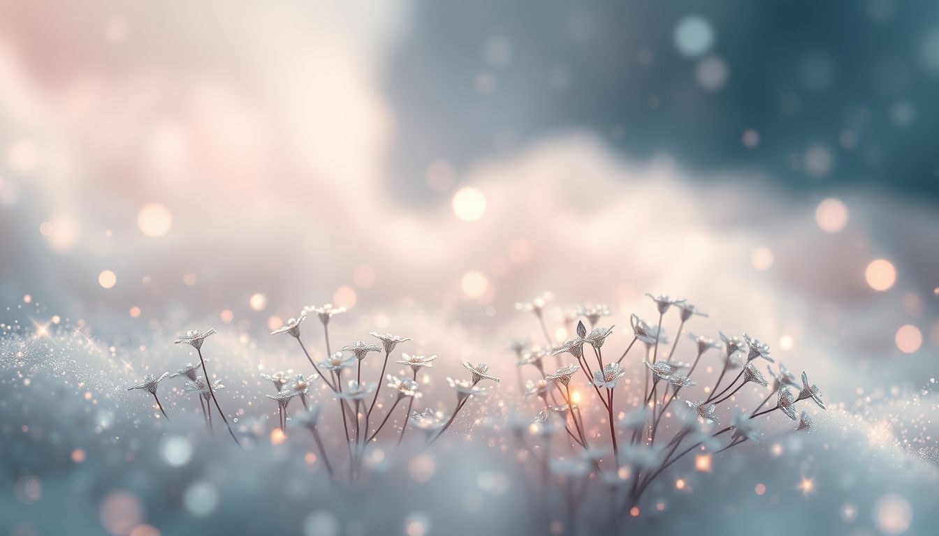 Les fleurs d'argent symbolisent gratitude et petits plaisirs quotidiens.