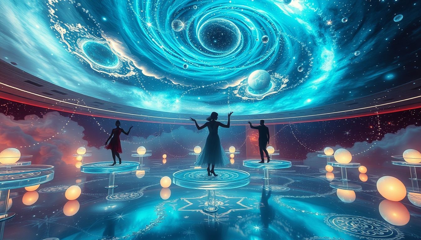 Un bal en lieu insolite symbolise un changement inattendu de vie.