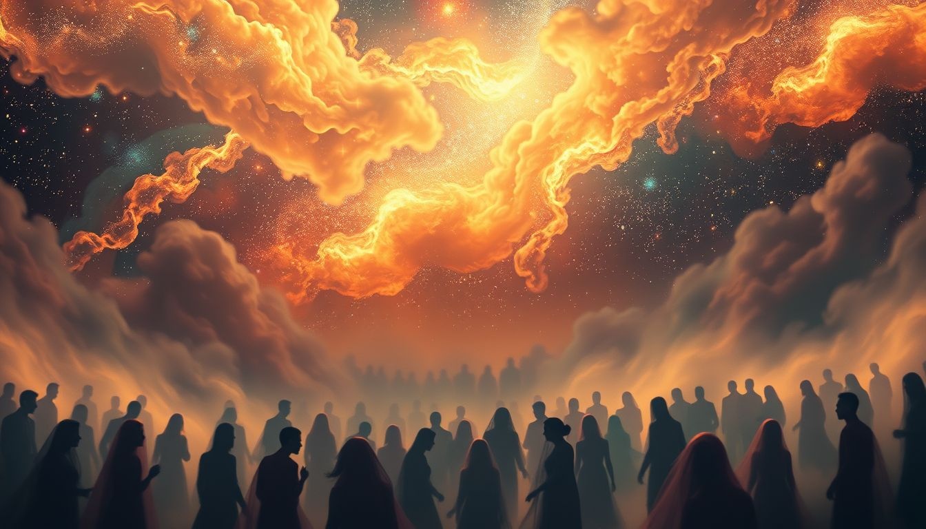 Se perdre dans la foule du bal symbolise la quête d'identité.